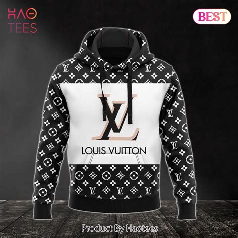 lv black hoodie|louis vuitton black hoodie.